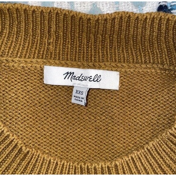 Madewell Button Embellished Cotton-Blend Sweater- xxs - Picture 3 of 5